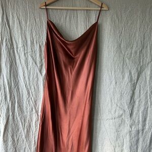Petal + Pup Rust Slip Dress